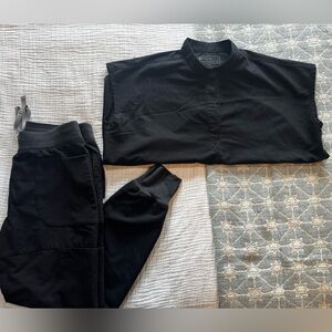 FIGS technical collection Rafaela top and jogger pants. Both size medium